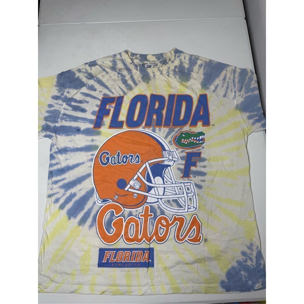 Pull & Bear X Florida University FLORIDA GATORS RARE ACID TIE DYE Sz L See Notes